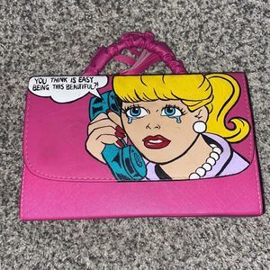 Barbie Pink Hand painted purse